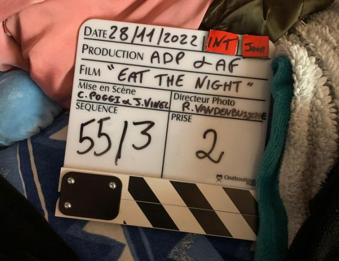 Caroline Poggi et Jonathan Vinel tournent leur nouveau long métrage « Eat the night »