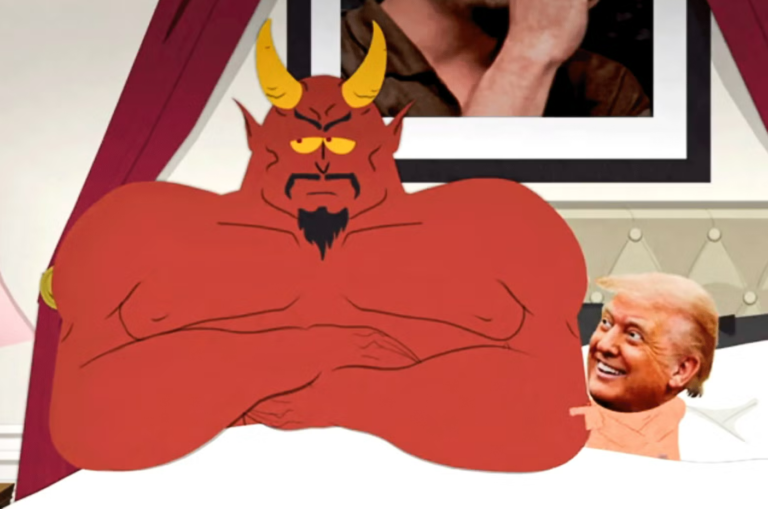 Donald Trump rampant nu dans le désert : l&rsquo;hallucinante provocation en IA des créateurs de « South Park »