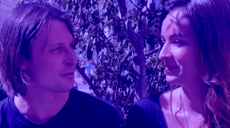 Rostislav Kirpičenko, réalisateur de « Vesna », et Helena Pokorny, productrice de « Vesna » dans la ChaosTV