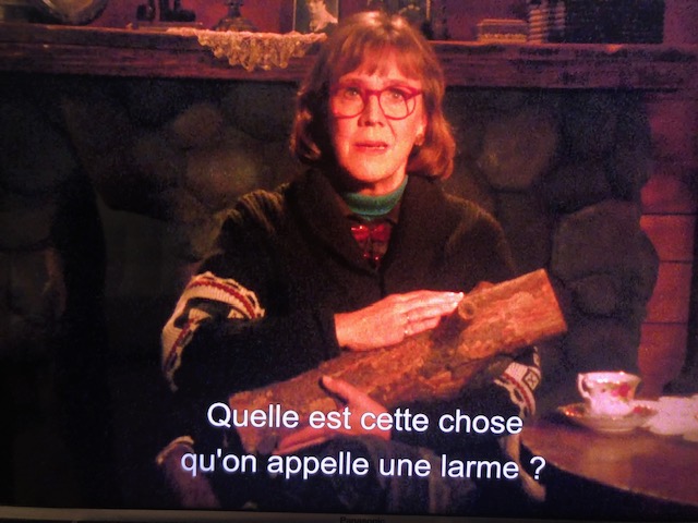 La question de la Log Lady : « Quelle est cette chose qu’on appelle une larme ? »